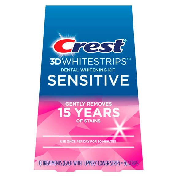 Crest 3D whitening strips sensitive
